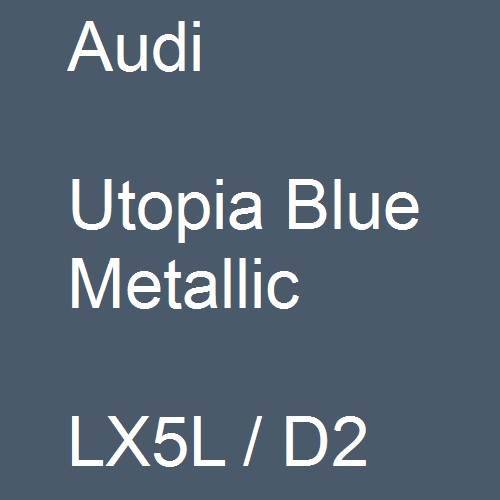 Audi, Utopia Blue Metallic, LX5L / D2.